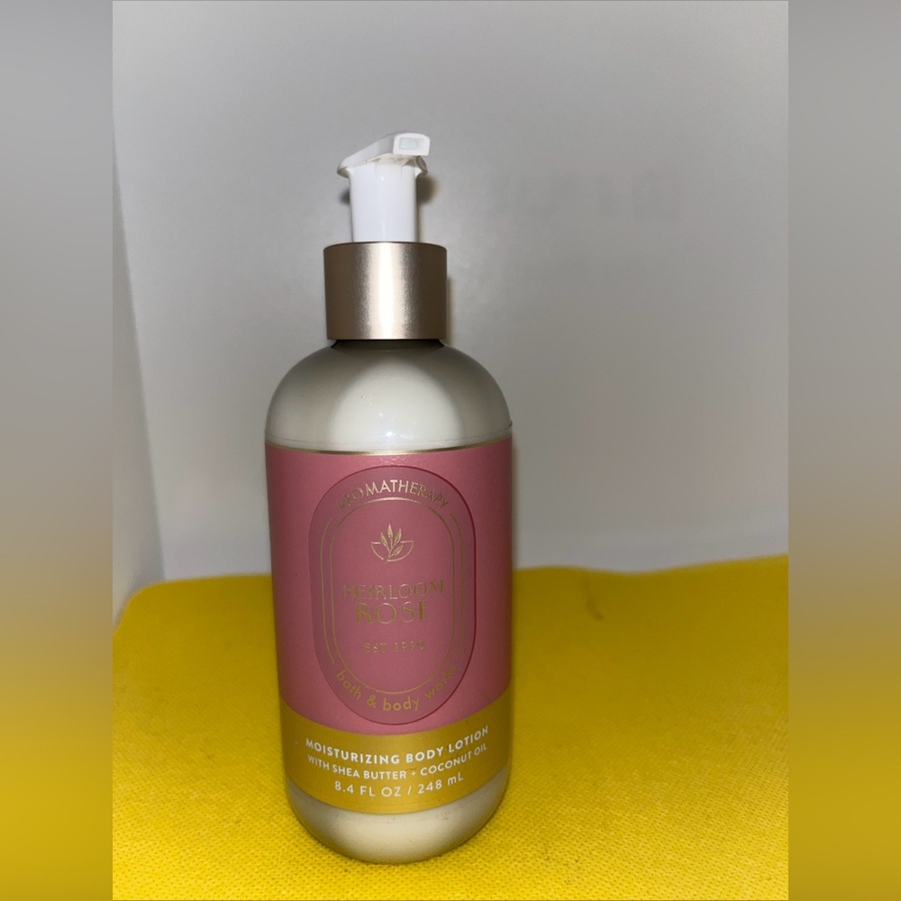 Bath And Body Works Aromatherapy Heirloom Rose Body Lotion 8.4 fl oz - New